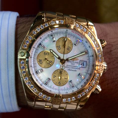 breitling diamond watches for her